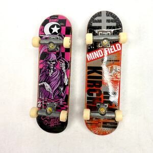 Two Vintage Tech Deck Skateboards Corey Duffel Heath Kirchart